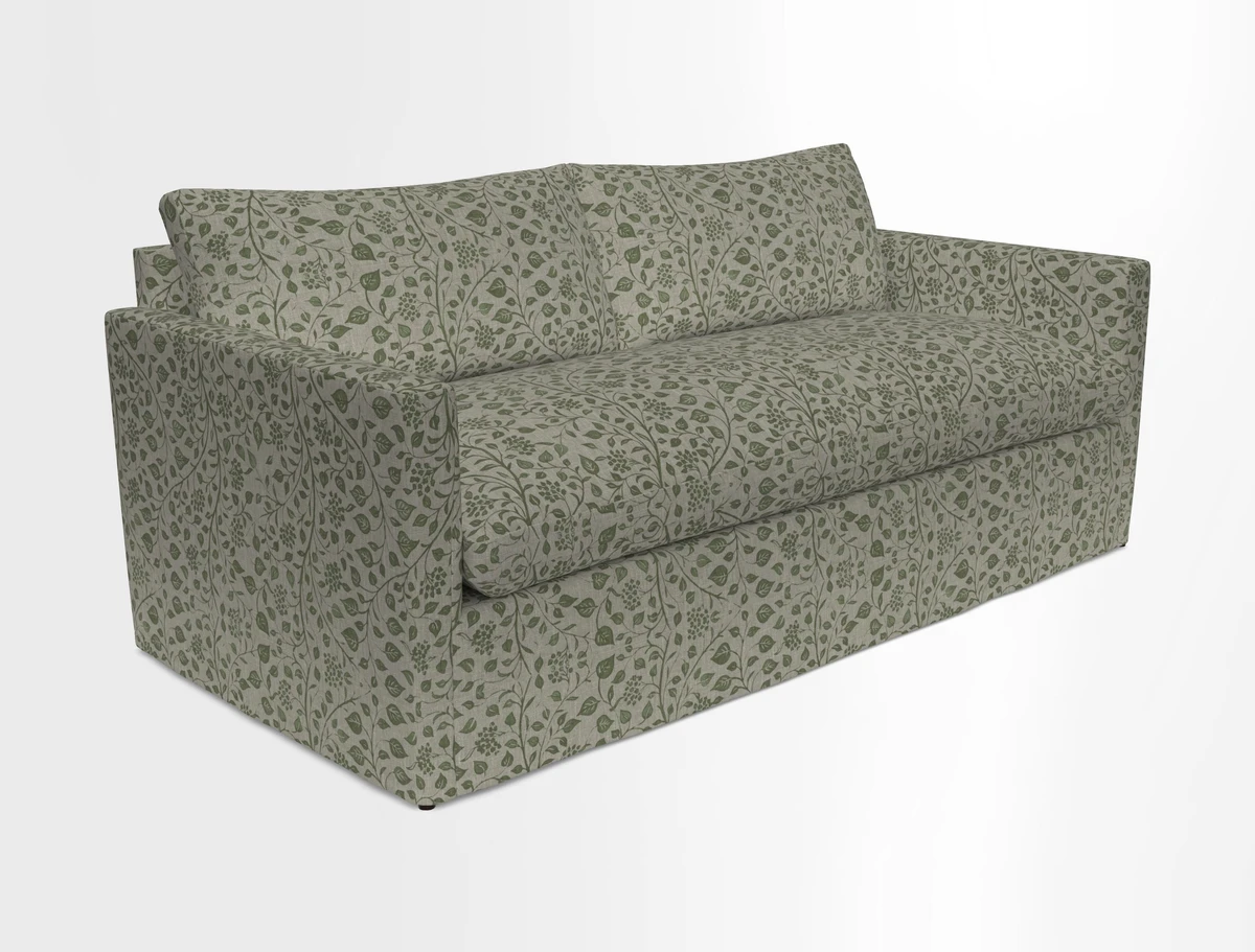 Heyshott 3 Seater Sofa in Two Tone Plain Biscuit. Loose cover option available