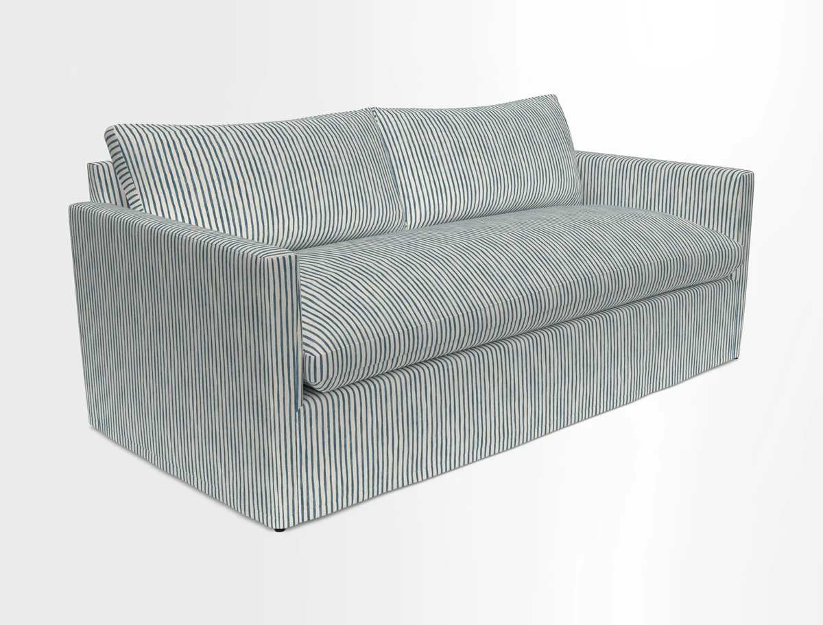 Heyshott 3 Seater Sofa in Two Tone Plain Biscuit. Loose cover option available