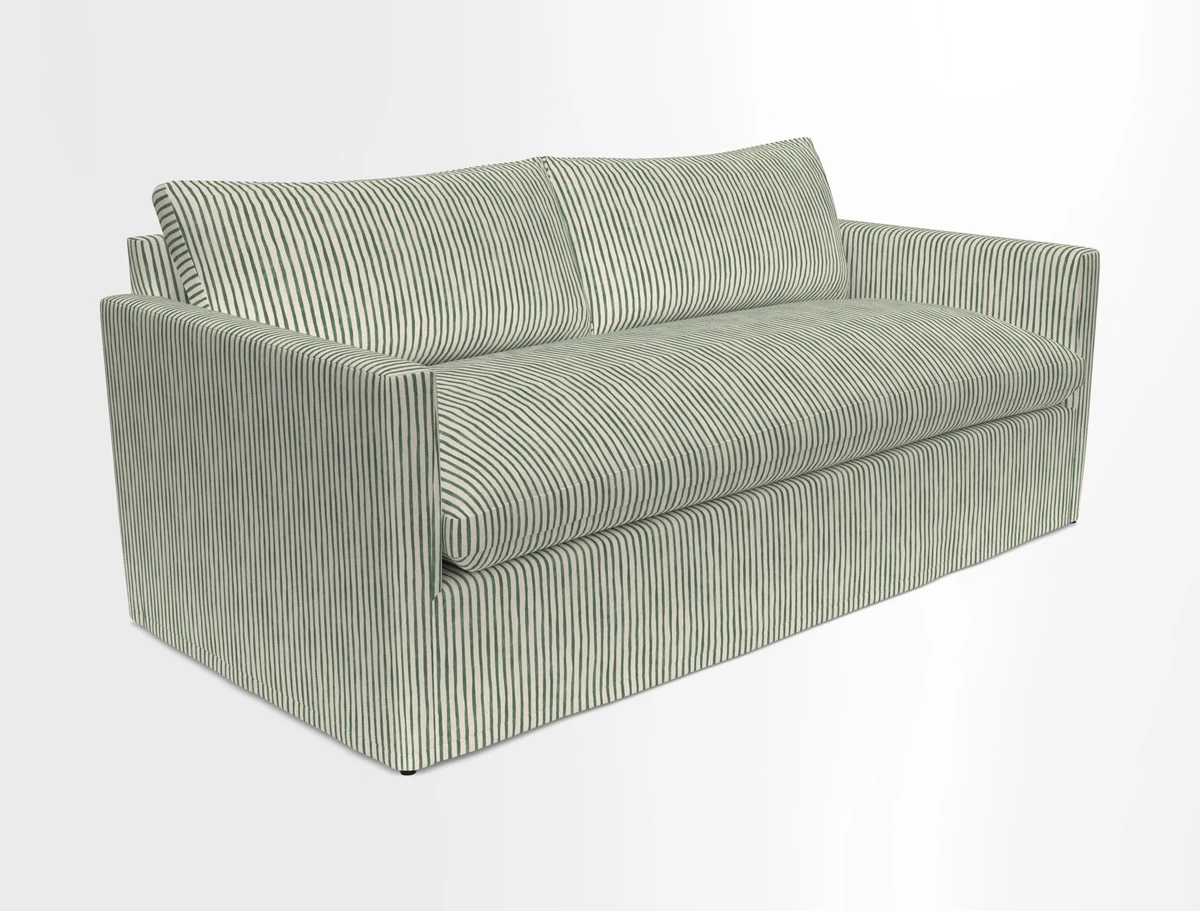 Heyshott 3 Seater Sofa in Two Tone Plain Biscuit. Loose cover option available