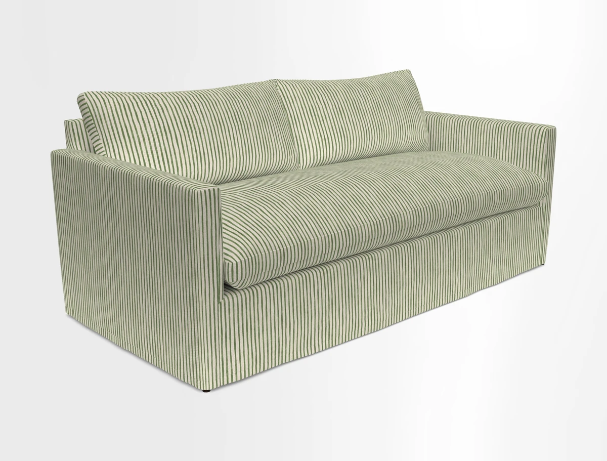 Heyshott 3 Seater Sofa in Two Tone Plain Biscuit. Loose cover option available