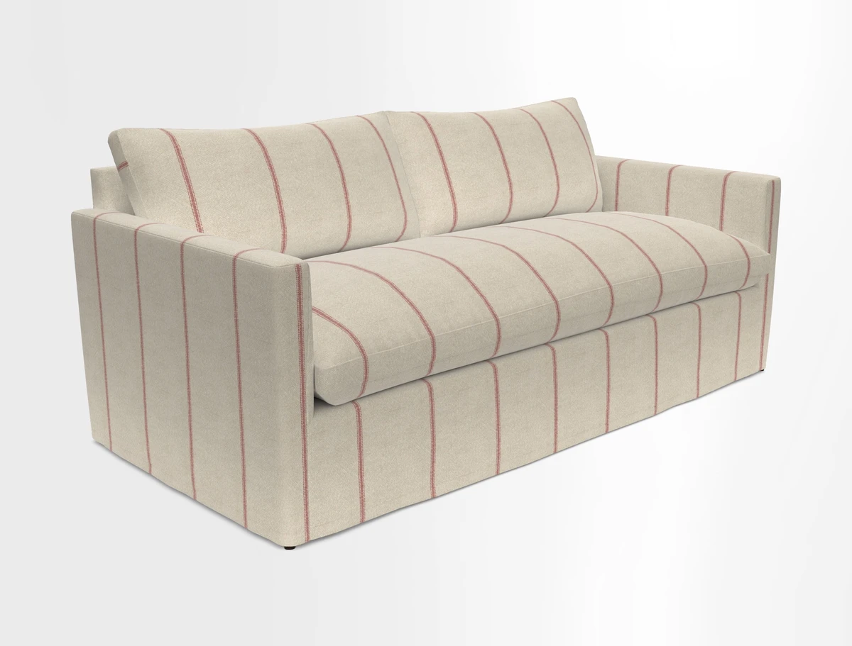 Heyshott 3 Seater Sofa in Two Tone Plain Biscuit. Loose cover option available