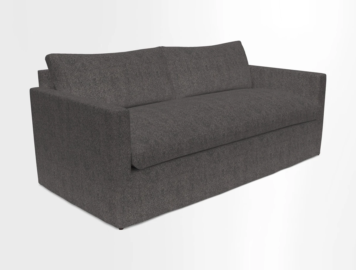 Heyshott 3 Seater Sofa in Two Tone Plain Biscuit. Loose cover option available