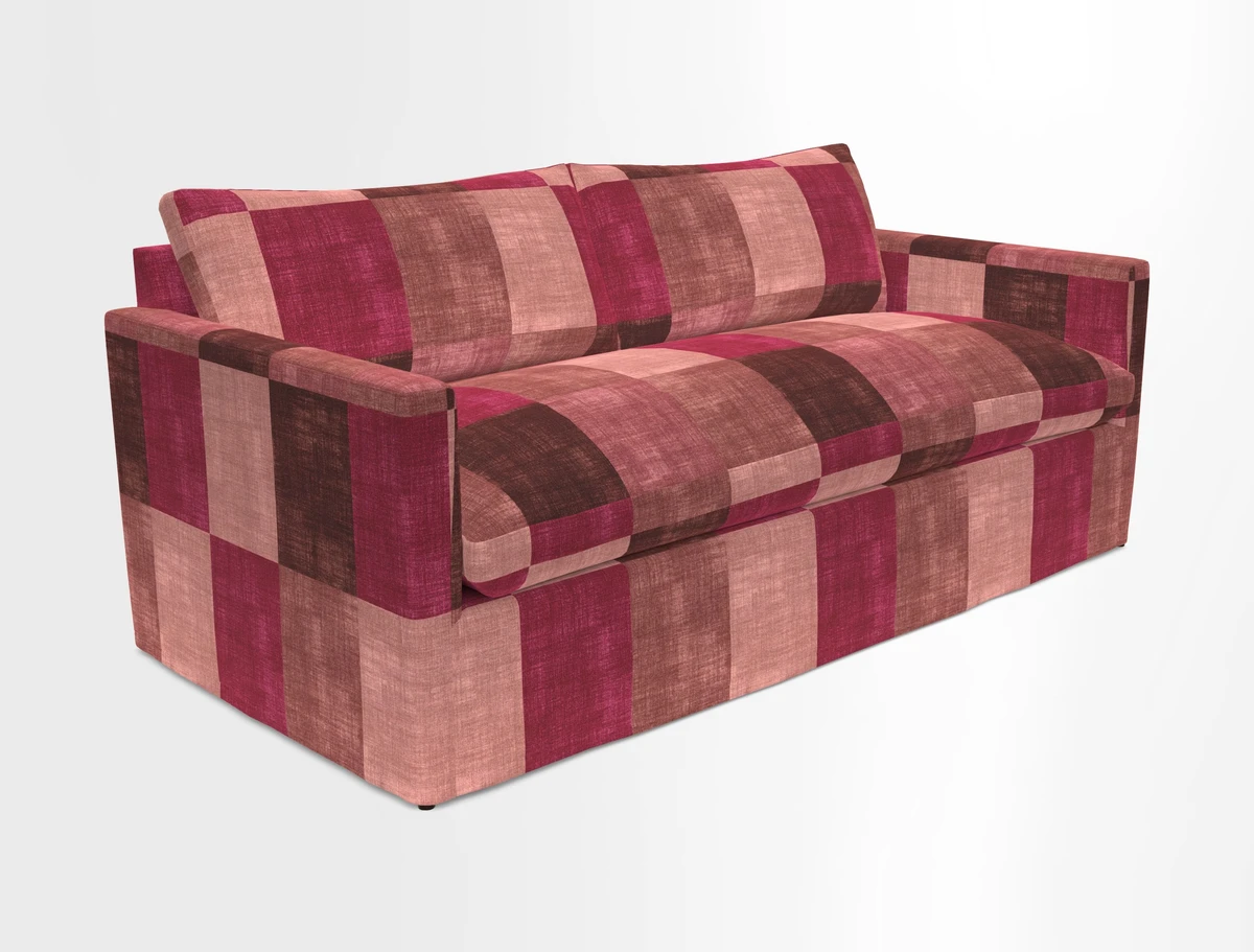 Heyshott 3 Seater Sofa in Two Tone Plain Biscuit. Loose cover option available