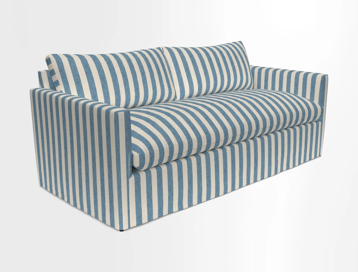 Heyshott 3 Seater Sofa in Two Tone Plain Biscuit. Loose cover option available