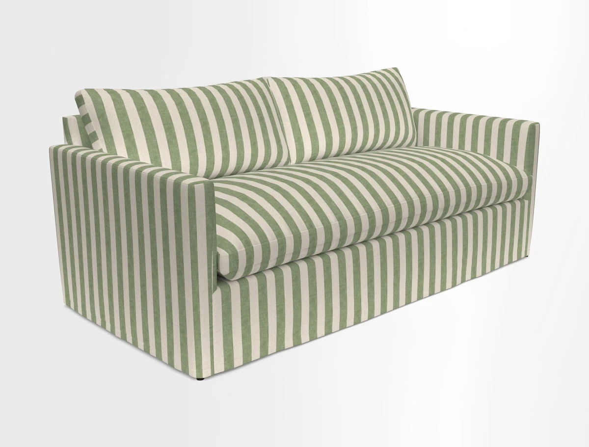 Heyshott 3 Seater Sofa in Two Tone Plain Biscuit. Loose cover option available