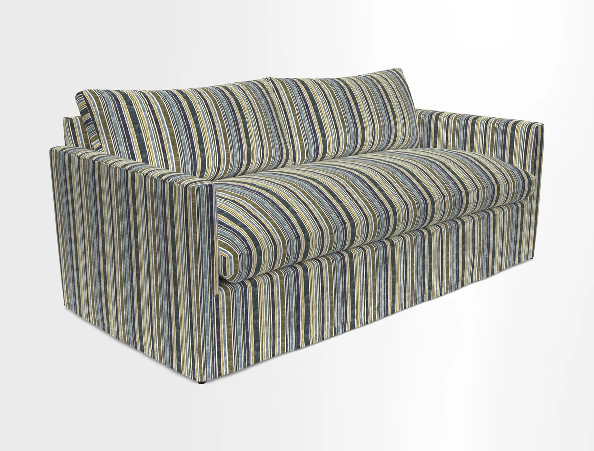 Heyshott 3 Seater Sofa in Two Tone Plain Biscuit. Loose cover option available