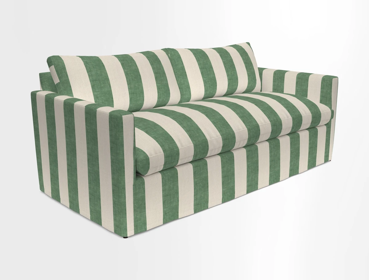 Heyshott 3 Seater Sofa in Two Tone Plain Biscuit. Loose cover option available