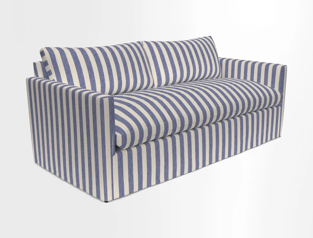 Heyshott 3 Seater Sofa in Two Tone Plain Biscuit. Loose cover option available