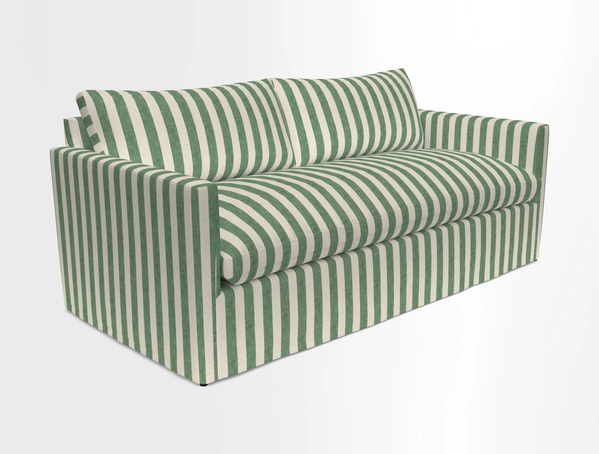 Heyshott 3 Seater Sofa in Two Tone Plain Biscuit. Loose cover option available
