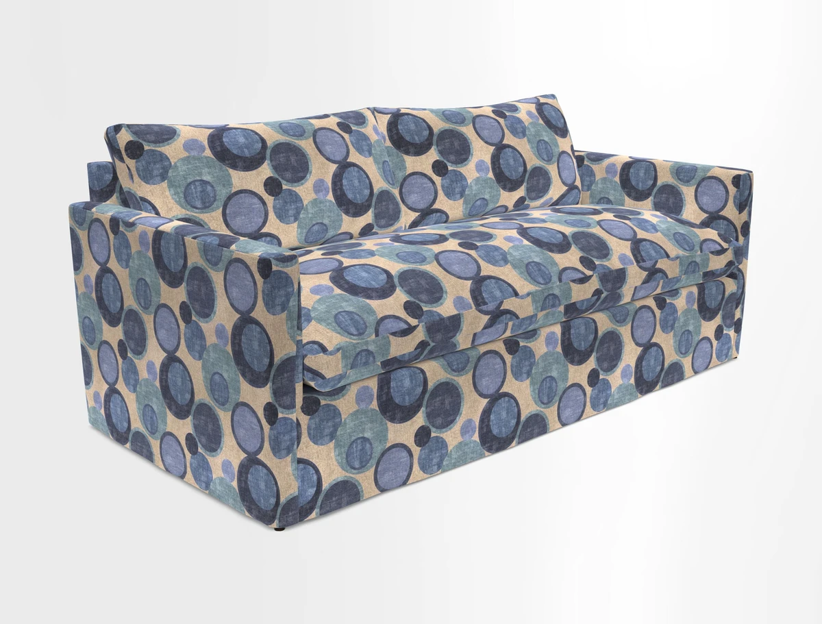 Heyshott 3 Seater Sofa in Two Tone Plain Biscuit. Loose cover option available