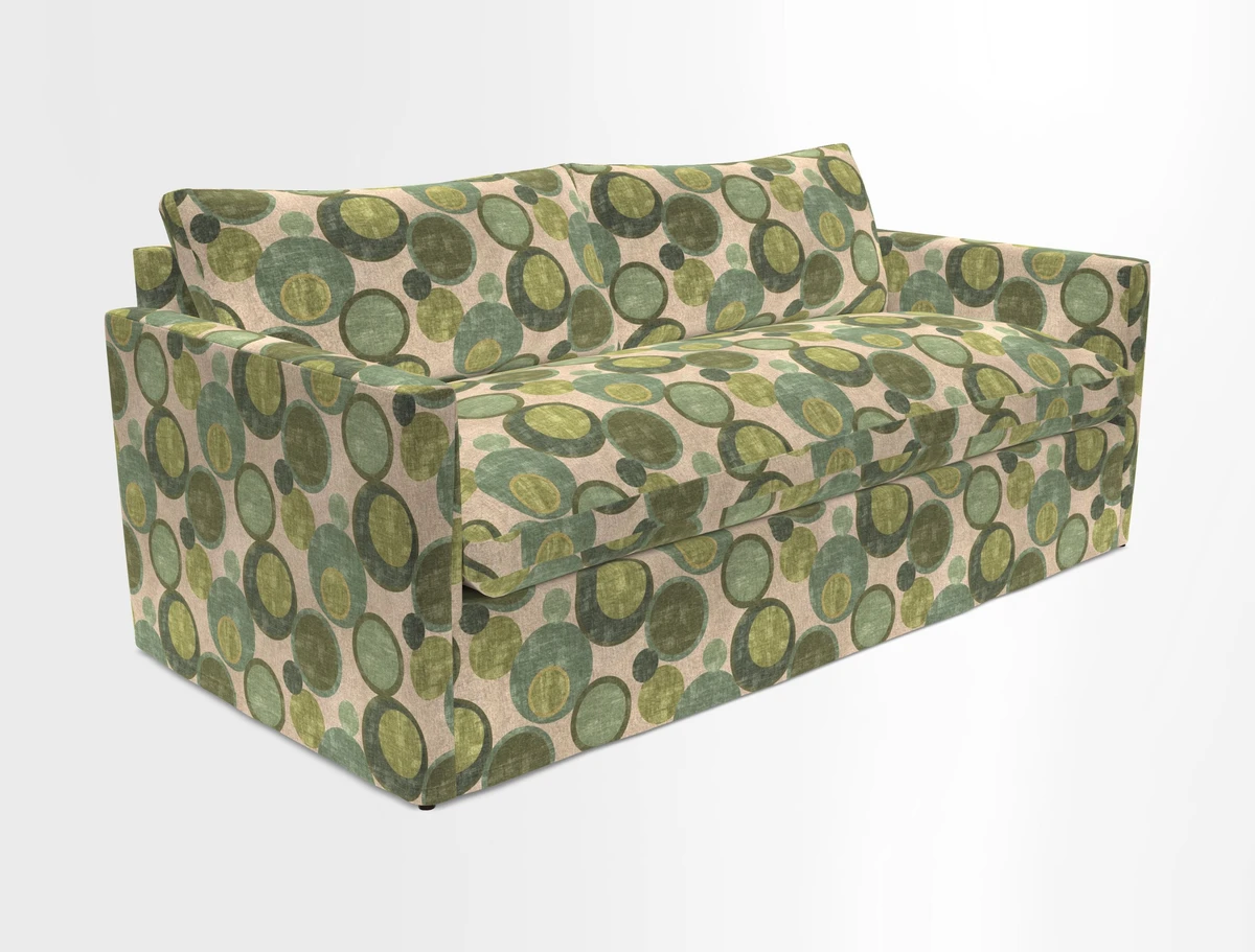 Heyshott 3 Seater Sofa in Two Tone Plain Biscuit. Loose cover option available