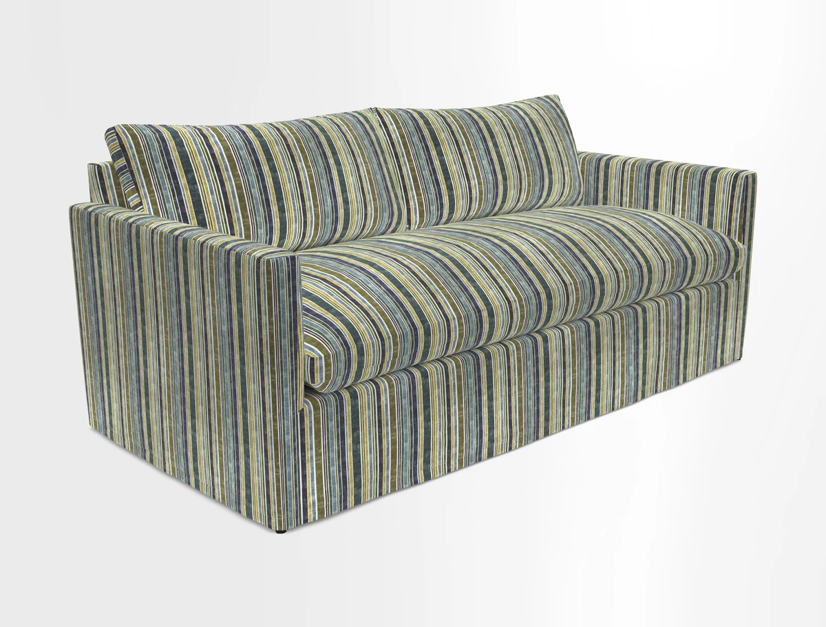 Heyshott 3 Seater Sofa in Two Tone Plain Biscuit. Loose cover option available