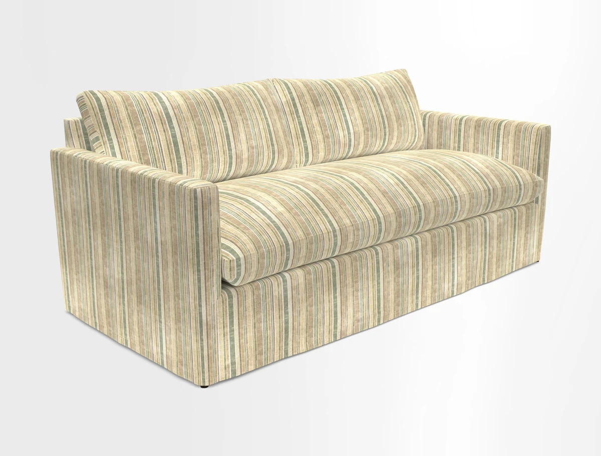 Heyshott 3 Seater Sofa in Two Tone Plain Biscuit. Loose cover option available