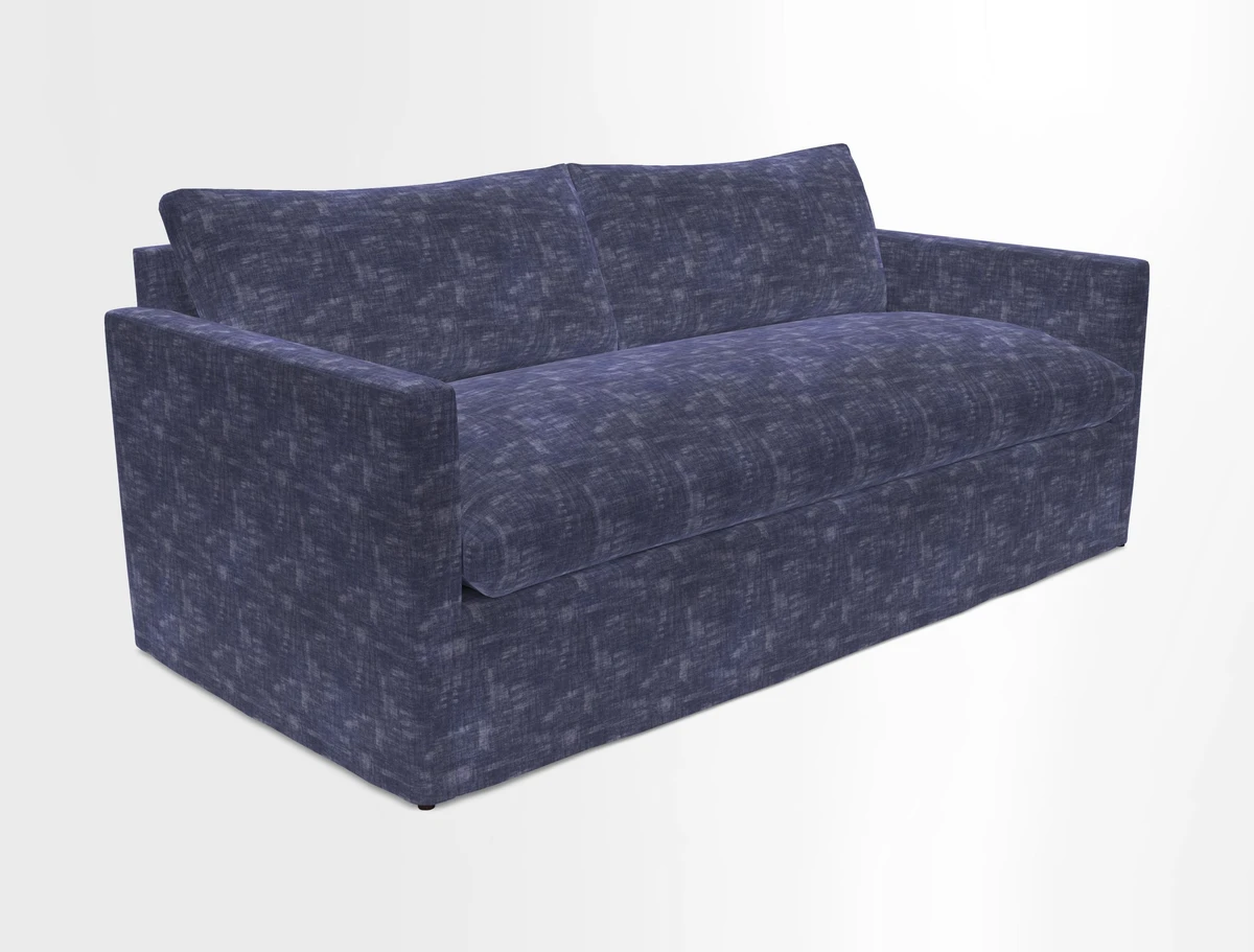 Heyshott 3 Seater Sofa in Two Tone Plain Biscuit. Loose cover option available
