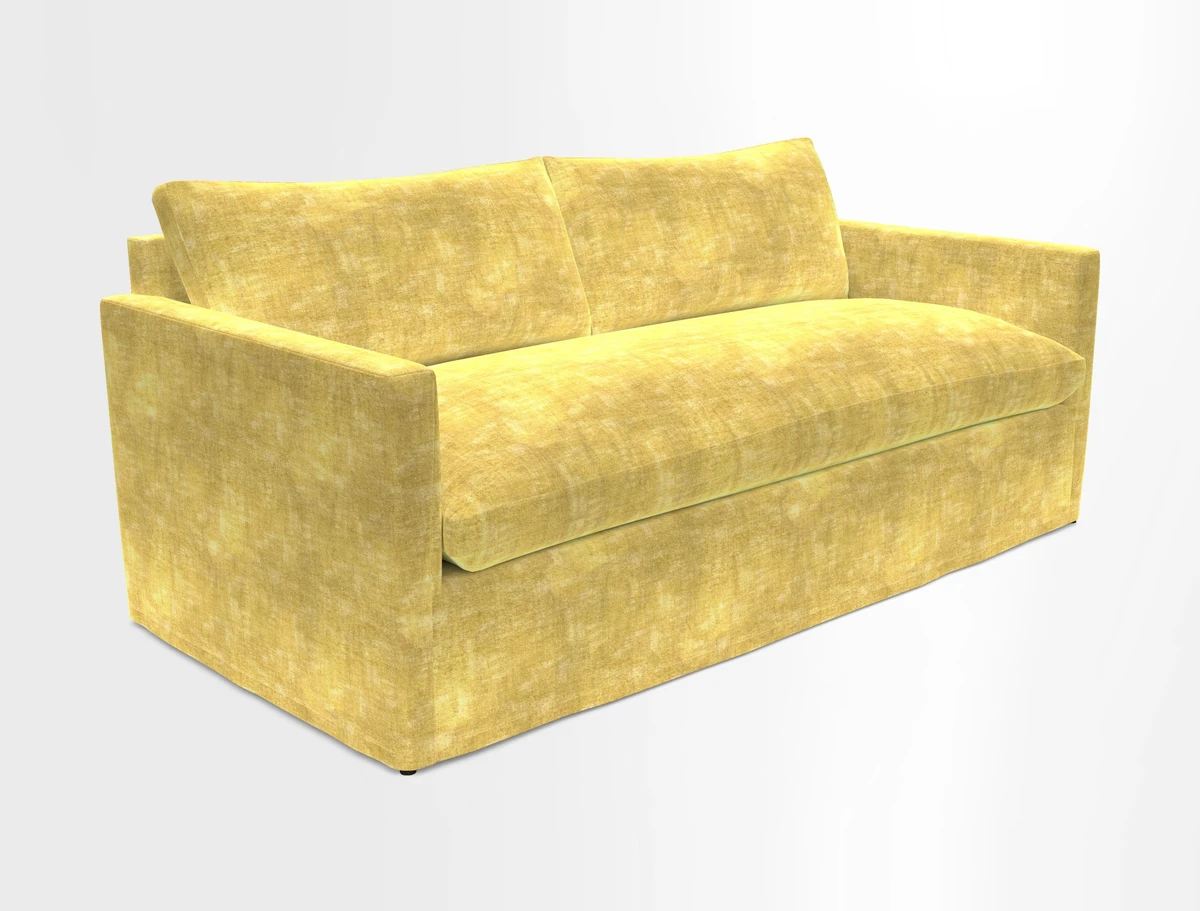 Heyshott 3 Seater Sofa in Two Tone Plain Biscuit. Loose cover option available