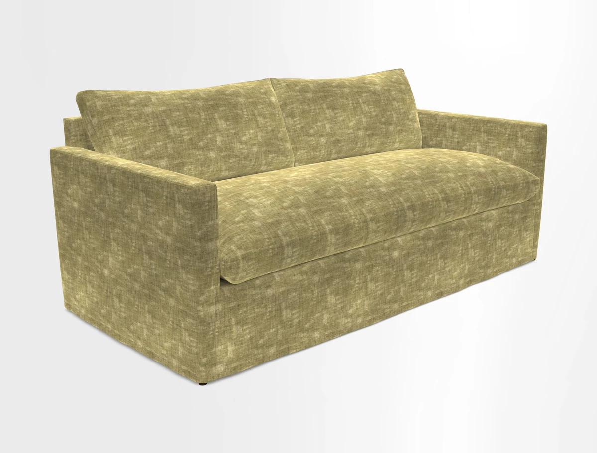 Heyshott 3 Seater Sofa in Two Tone Plain Biscuit. Loose cover option available