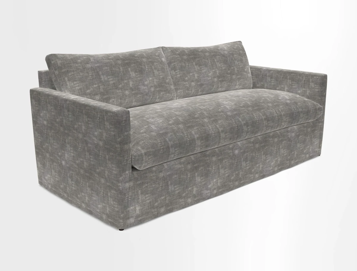 Heyshott 3 Seater Sofa in Two Tone Plain Biscuit. Loose cover option available