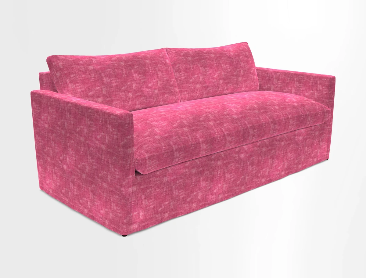 Heyshott 3 Seater Sofa in Two Tone Plain Biscuit. Loose cover option available
