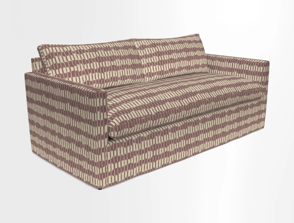 Heyshott 3 Seater Sofa in Two Tone Plain Biscuit. Loose cover option available