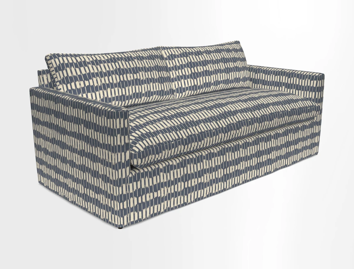 Heyshott 3 Seater Sofa in Two Tone Plain Biscuit. Loose cover option available