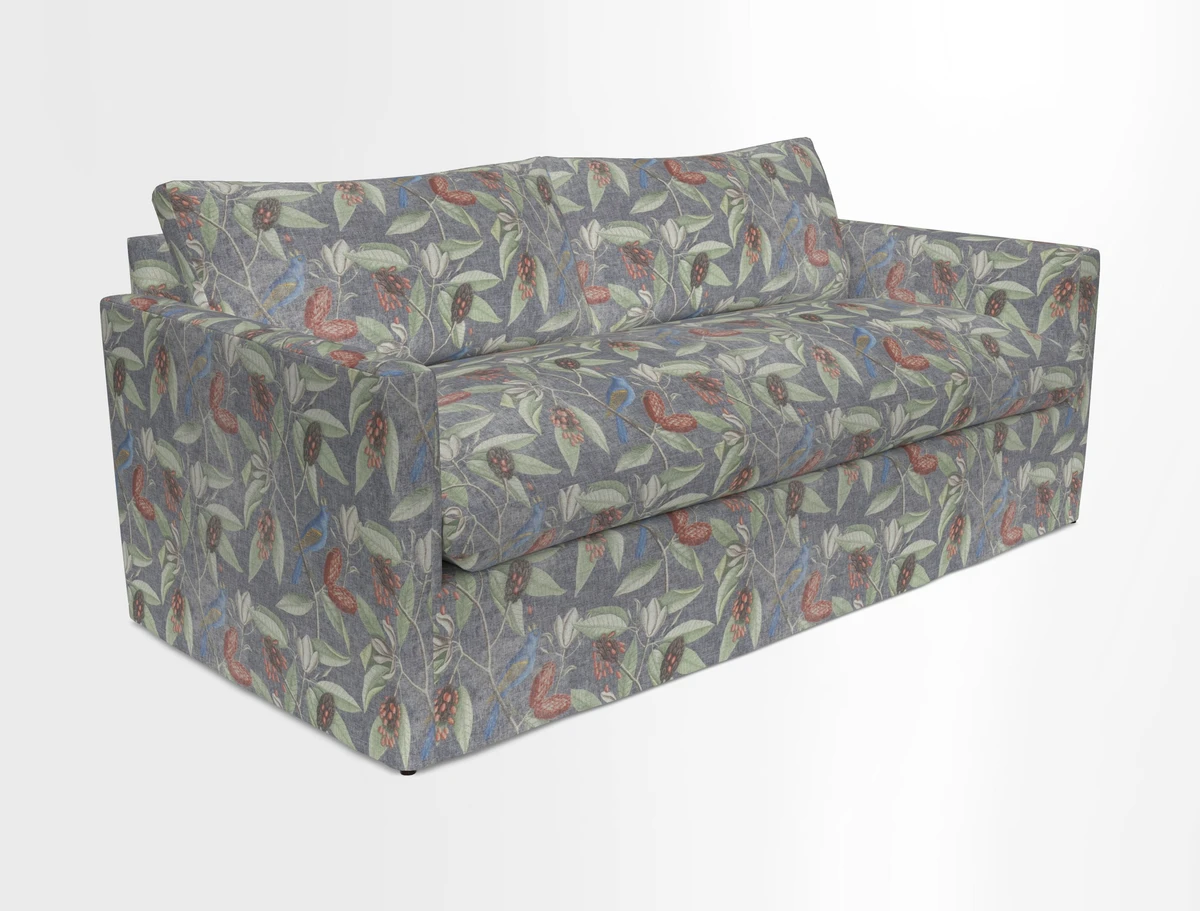 Heyshott 3 Seater Sofa in Two Tone Plain Biscuit. Loose cover option available