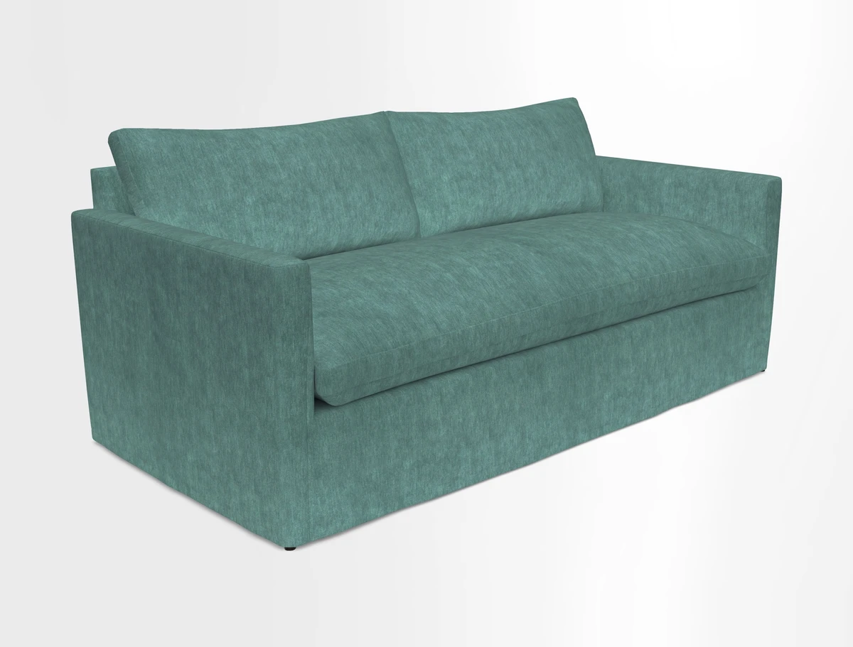 Heyshott 3 Seater Sofa in Two Tone Plain Biscuit. Loose cover option available