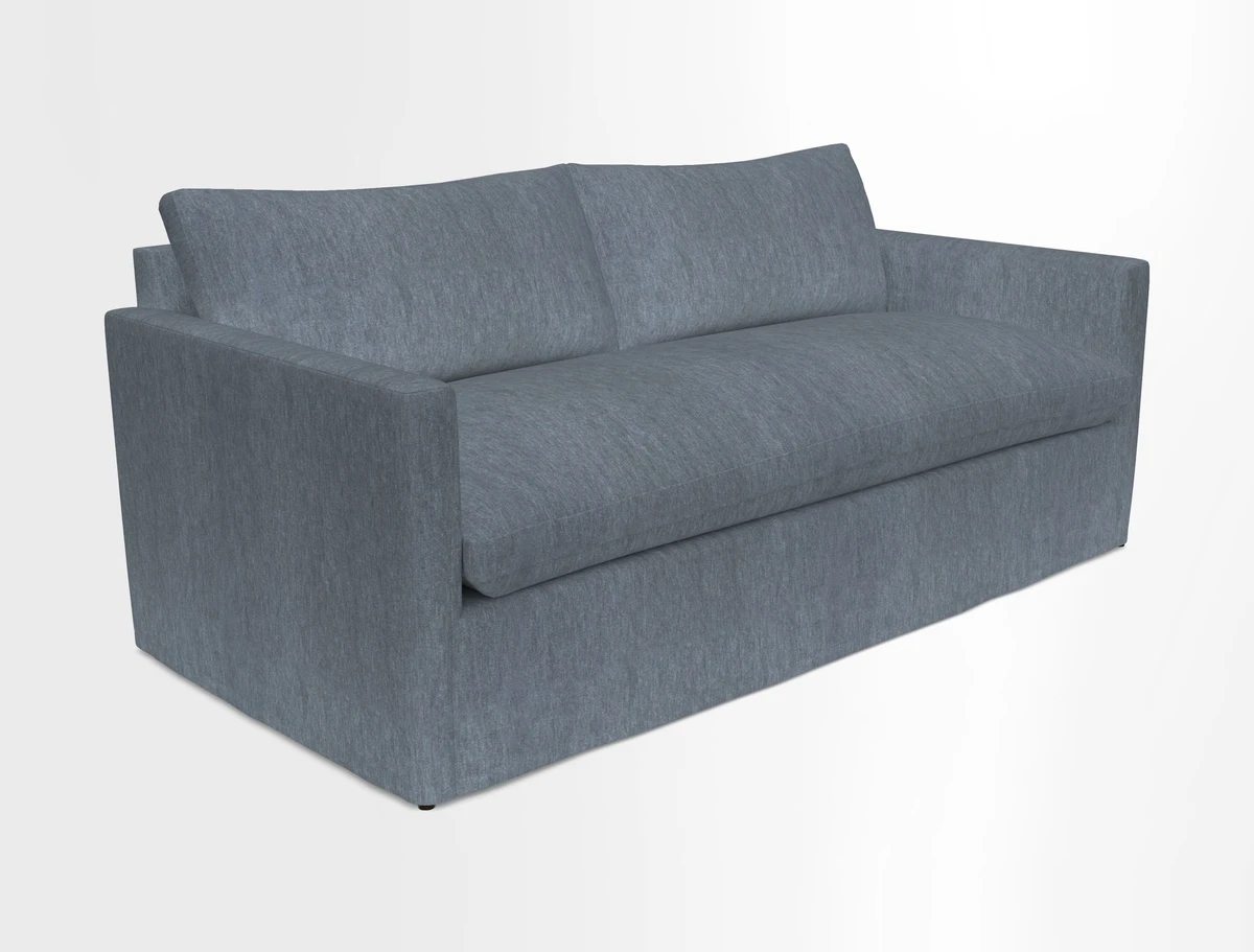 Heyshott 3 Seater Sofa in Two Tone Plain Biscuit. Loose cover option available