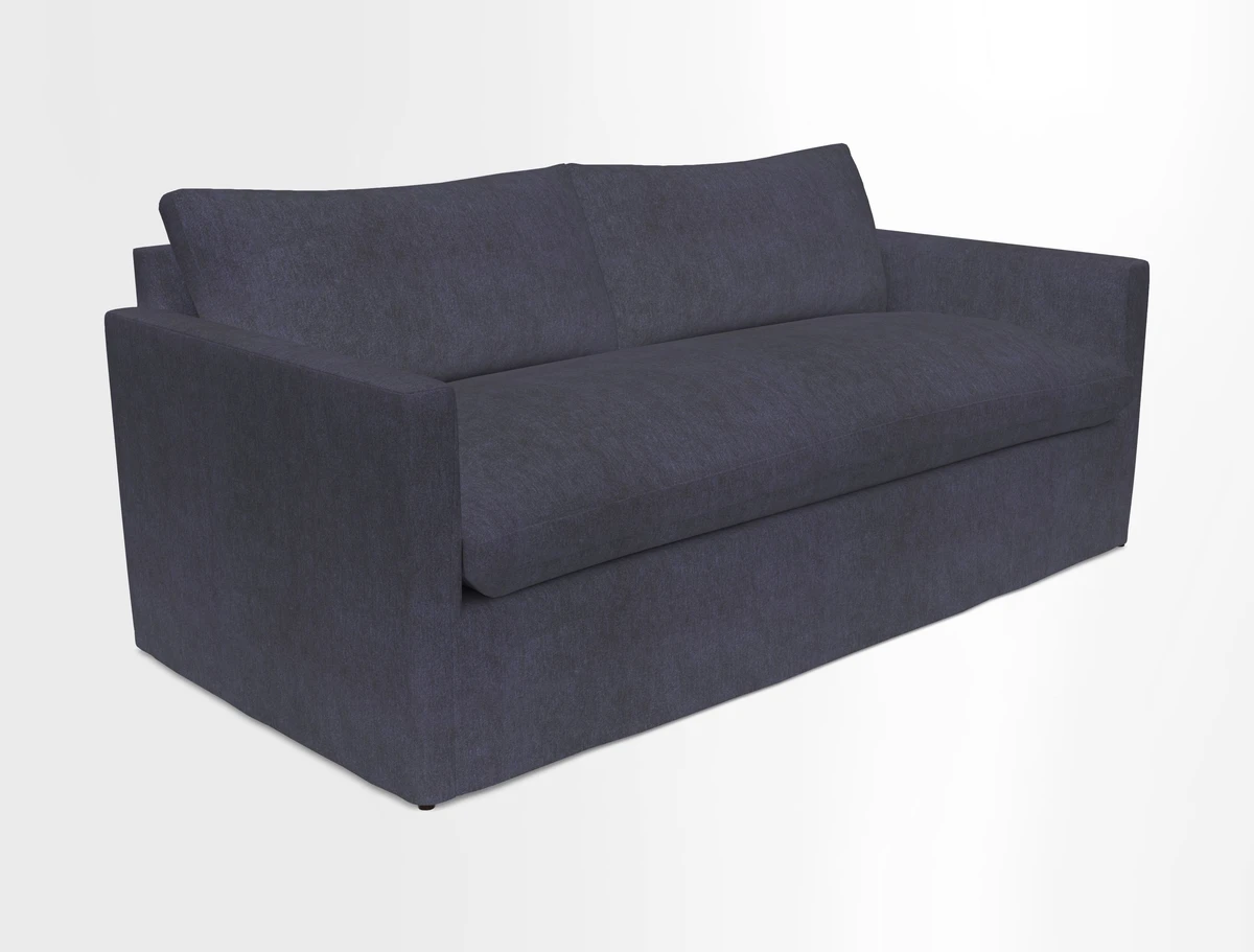 Heyshott 3 Seater Sofa in Two Tone Plain Biscuit. Loose cover option available