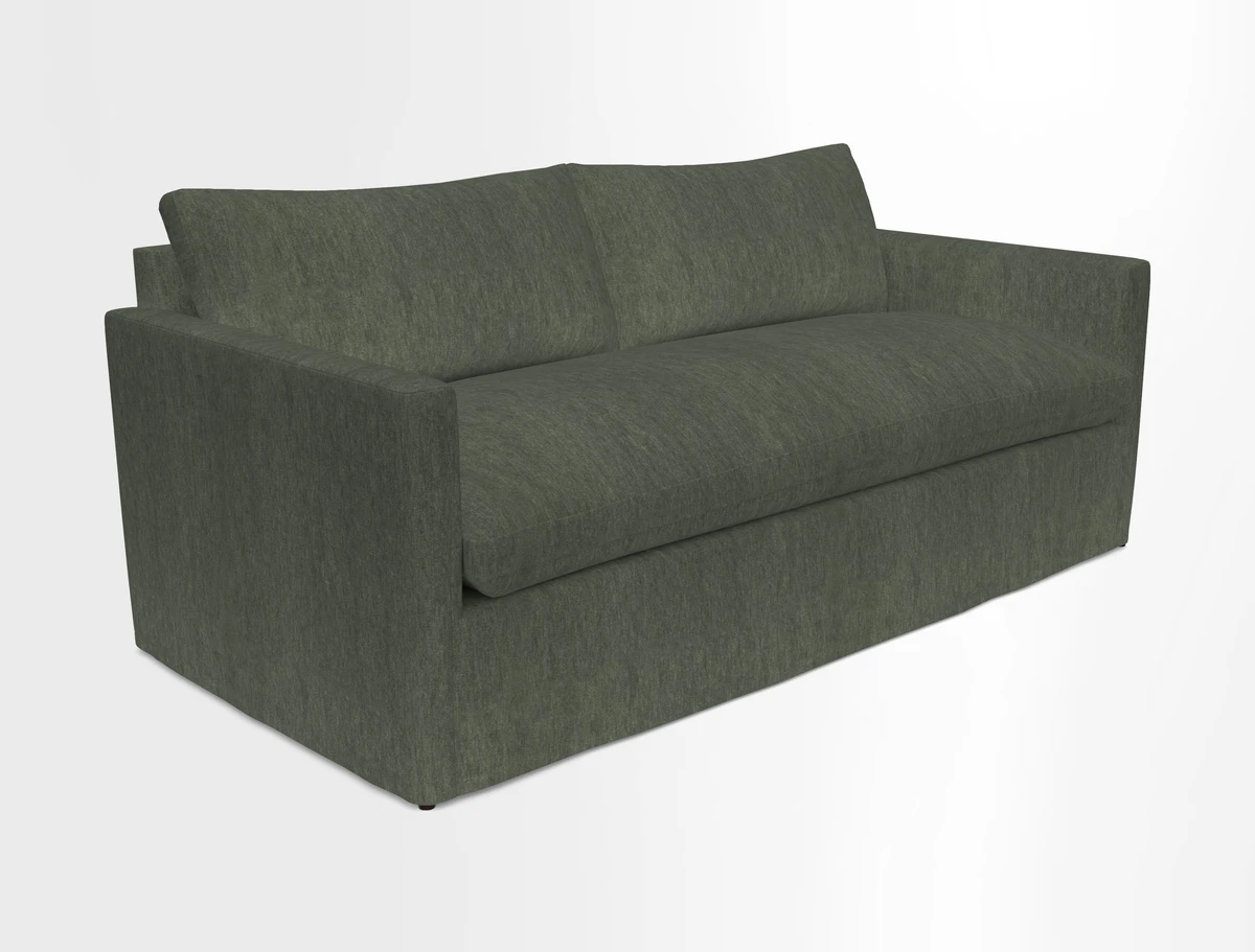 Heyshott 3 Seater Sofa in Two Tone Plain Biscuit. Loose cover option available