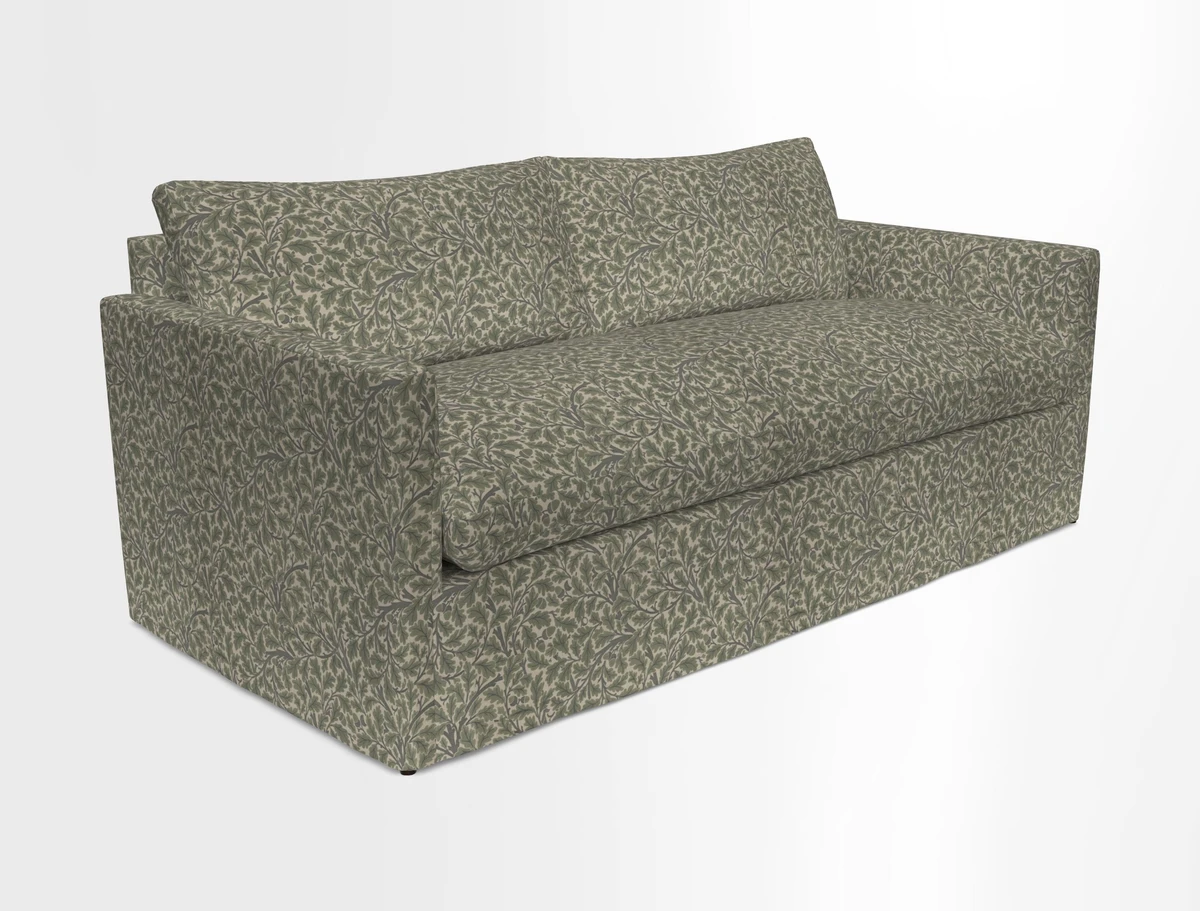 Heyshott 3 Seater Sofa in Two Tone Plain Biscuit. Loose cover option available