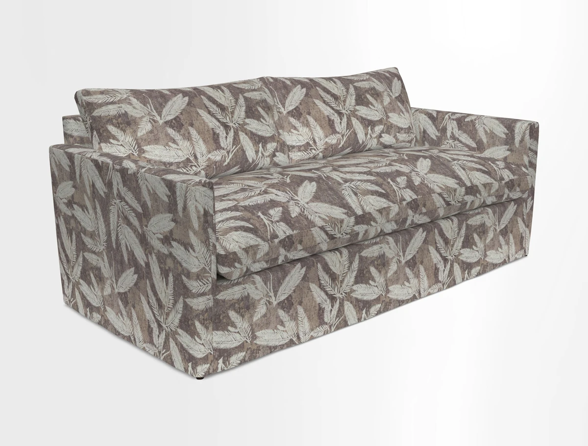 Heyshott 3 Seater Sofa in Two Tone Plain Biscuit. Loose cover option available