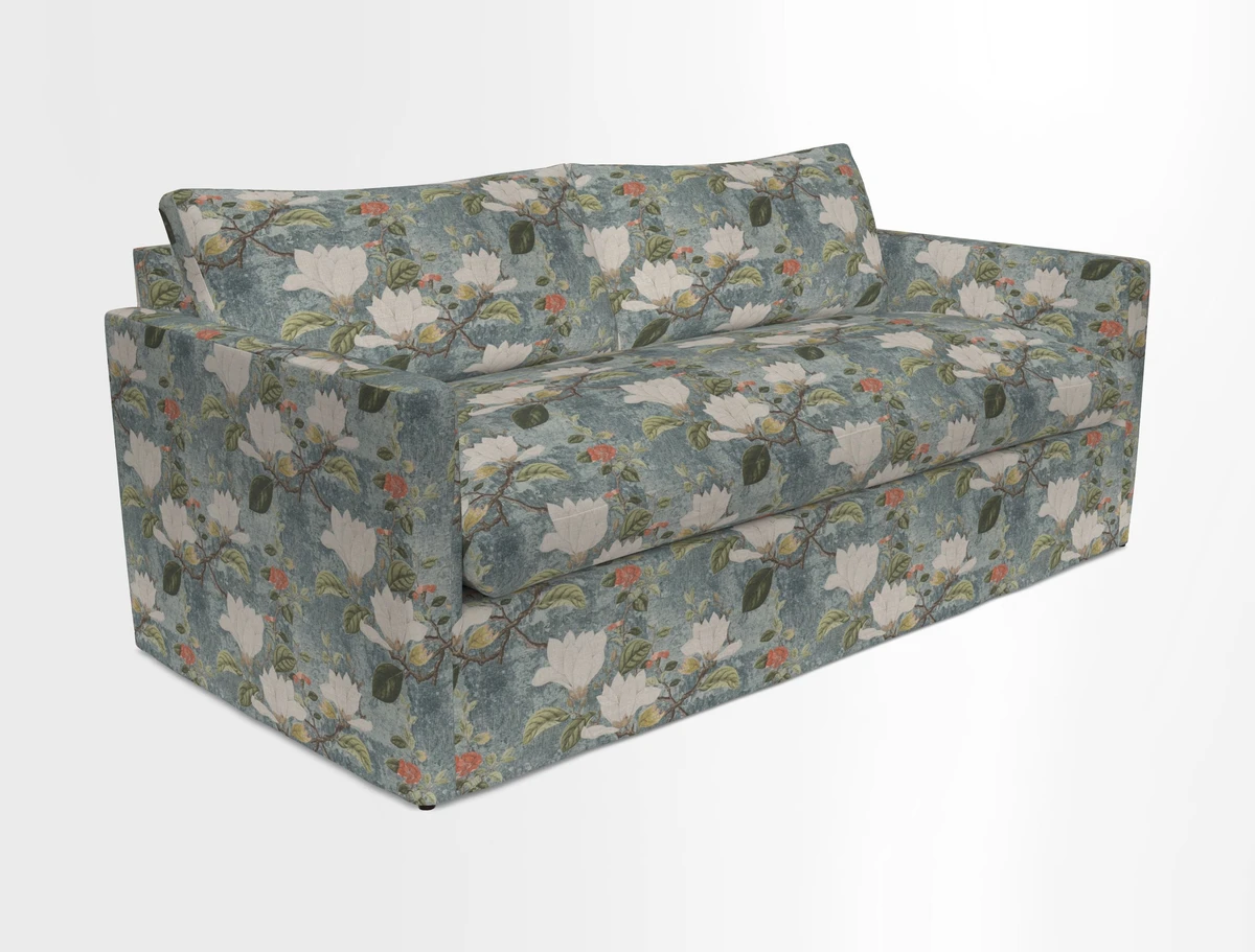 Heyshott 3 Seater Sofa in Two Tone Plain Biscuit. Loose cover option available