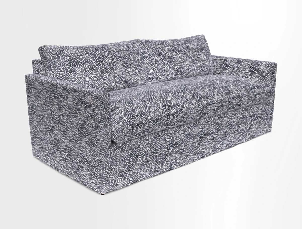 Heyshott 3 Seater Sofa in Two Tone Plain Biscuit. Loose cover option available