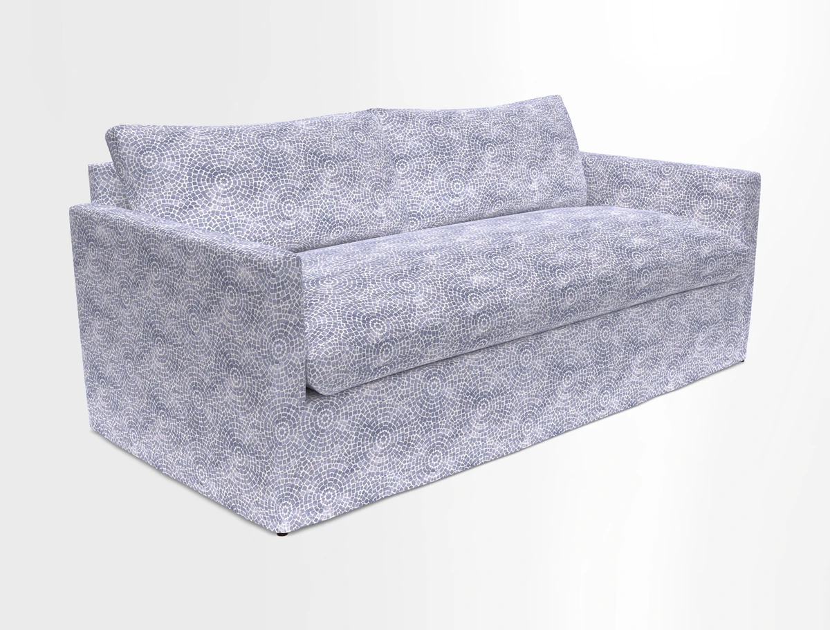 Heyshott 3 Seater Sofa in Two Tone Plain Biscuit. Loose cover option available