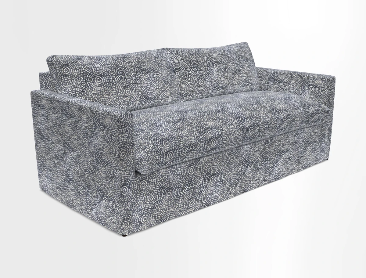 Heyshott 3 Seater Sofa in Two Tone Plain Biscuit. Loose cover option available
