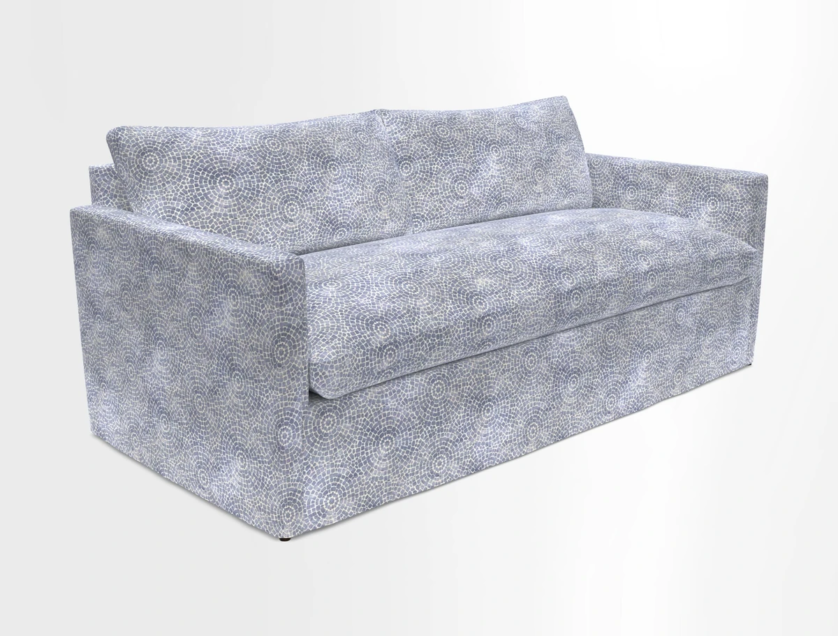Heyshott 3 Seater Sofa in Two Tone Plain Biscuit. Loose cover option available