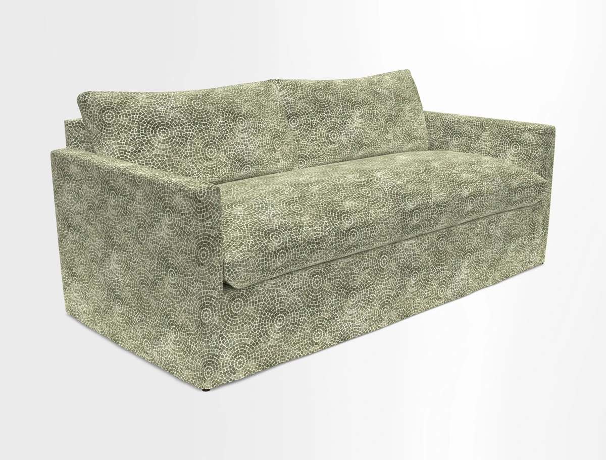 Heyshott 3 Seater Sofa in Two Tone Plain Biscuit. Loose cover option available
