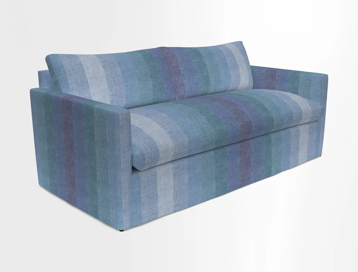 Heyshott 3 Seater Sofa in Two Tone Plain Biscuit. Loose cover option available