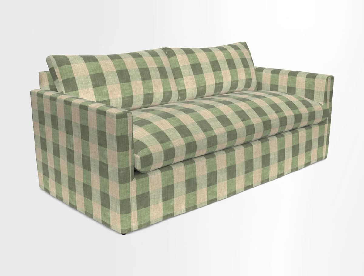 Heyshott 3 Seater Sofa in Two Tone Plain Biscuit. Loose cover option available