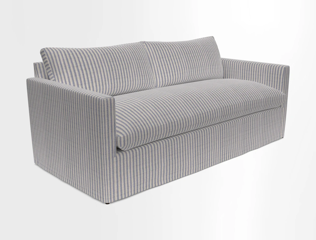 Heyshott 3 Seater Sofa in Two Tone Plain Biscuit. Loose cover option available