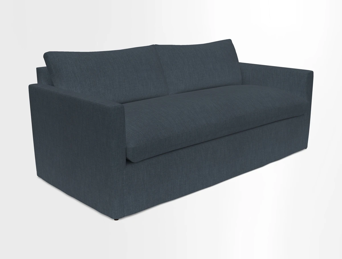 Heyshott 3 Seater Sofa in Two Tone Plain Biscuit. Loose cover option available