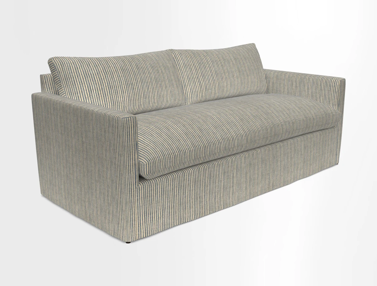 Heyshott 3 Seater Sofa in Two Tone Plain Biscuit. Loose cover option available