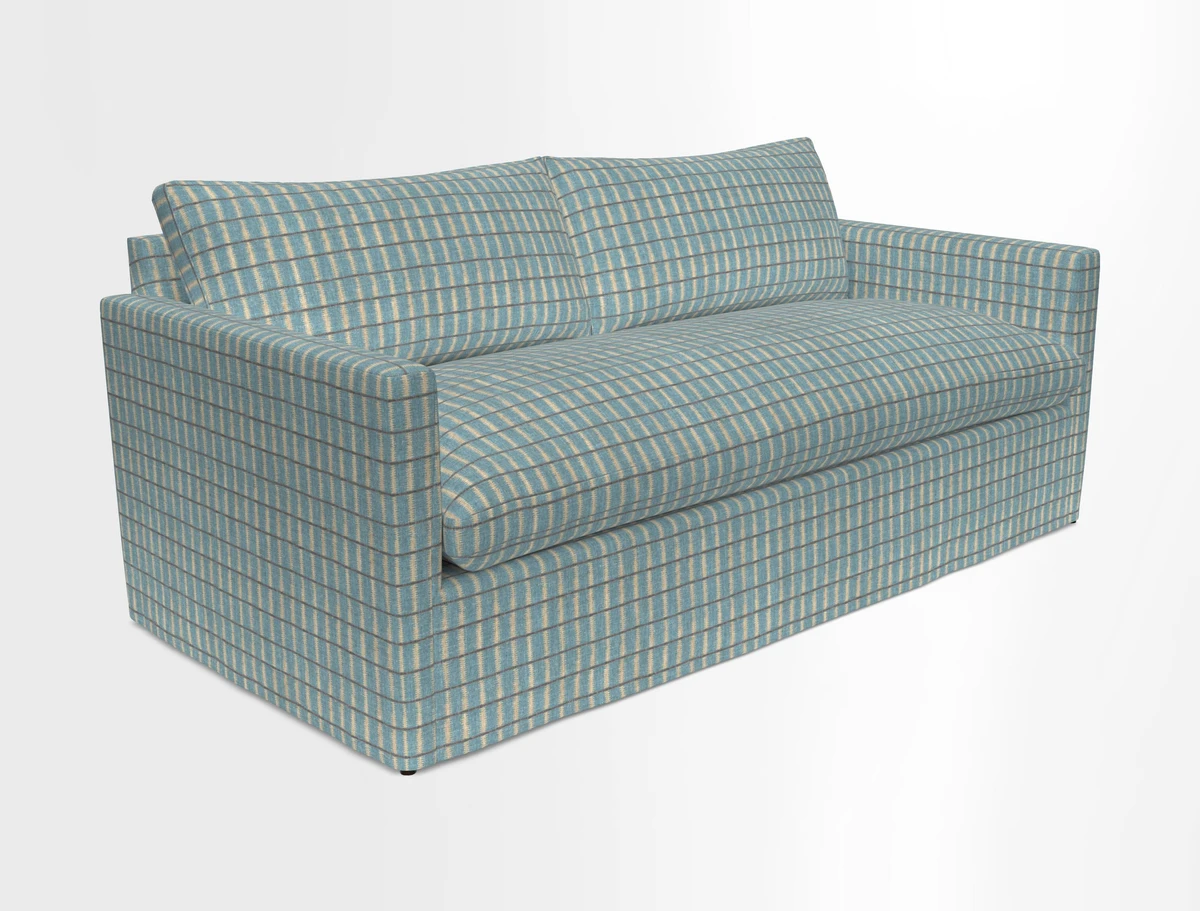 Heyshott 3 Seater Sofa in Two Tone Plain Biscuit. Loose cover option available