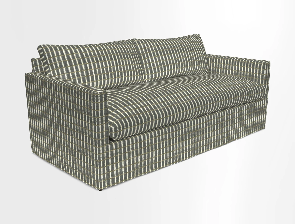 Heyshott 3 Seater Sofa in Two Tone Plain Biscuit. Loose cover option available