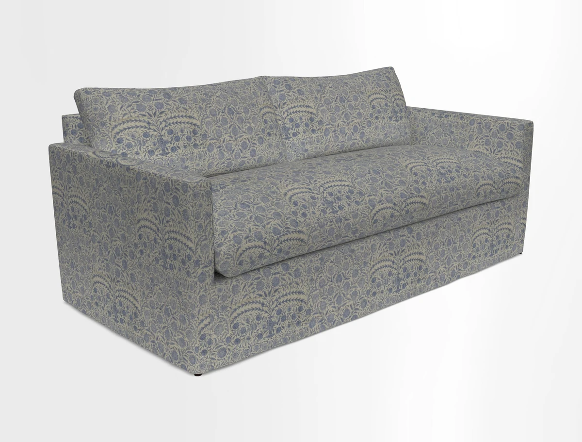 Heyshott 3 Seater Sofa in Two Tone Plain Biscuit. Loose cover option available