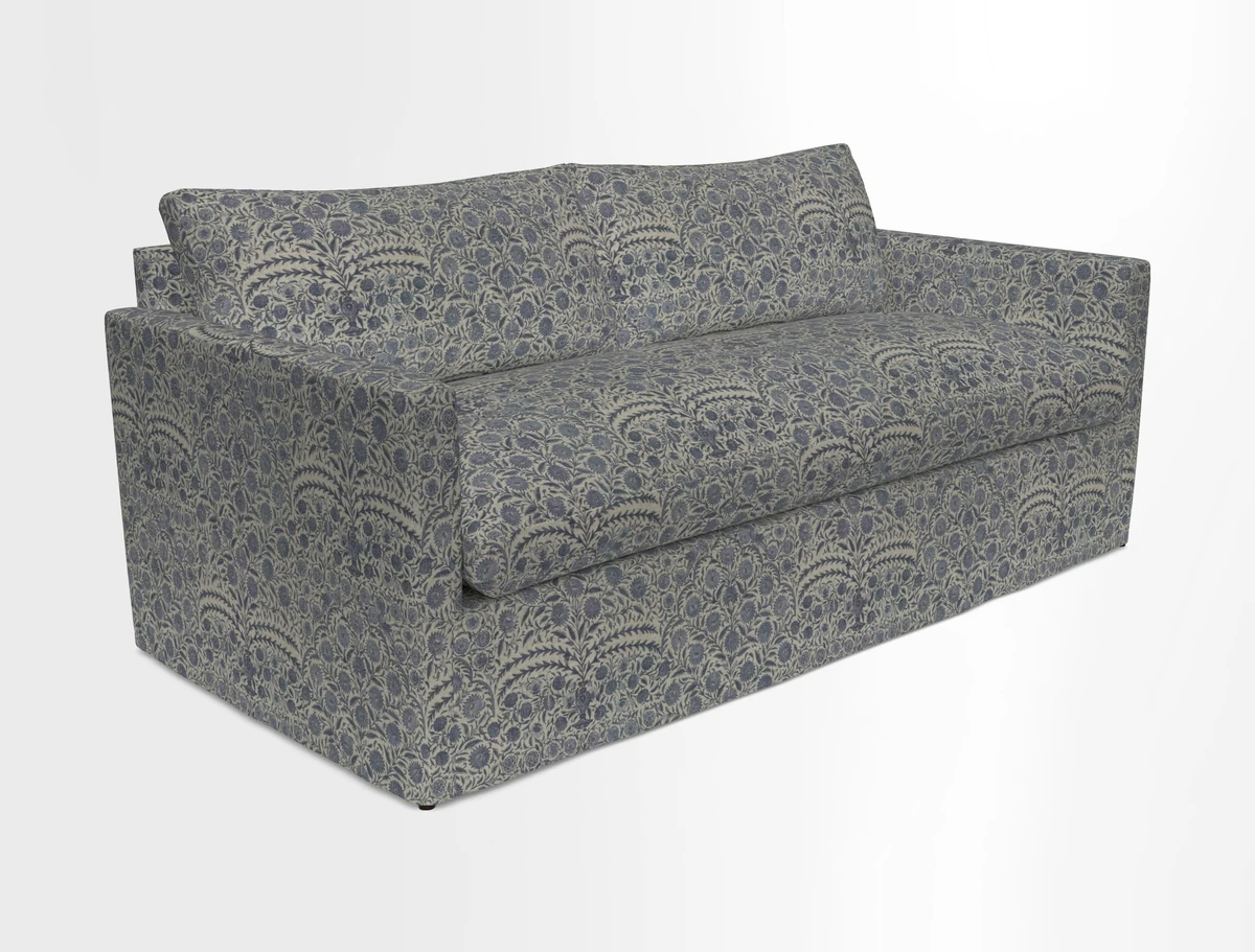 Heyshott 3 Seater Sofa in Two Tone Plain Biscuit. Loose cover option available