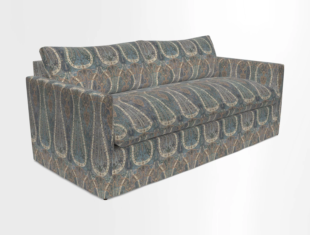 Heyshott 3 Seater Sofa in Two Tone Plain Biscuit. Loose cover option available