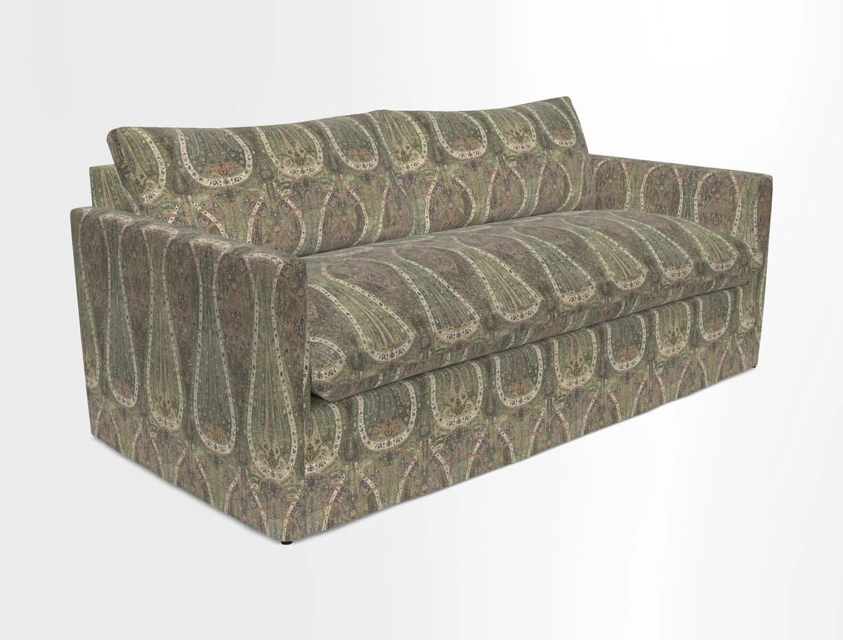 Heyshott 3 Seater Sofa in Two Tone Plain Biscuit. Loose cover option available