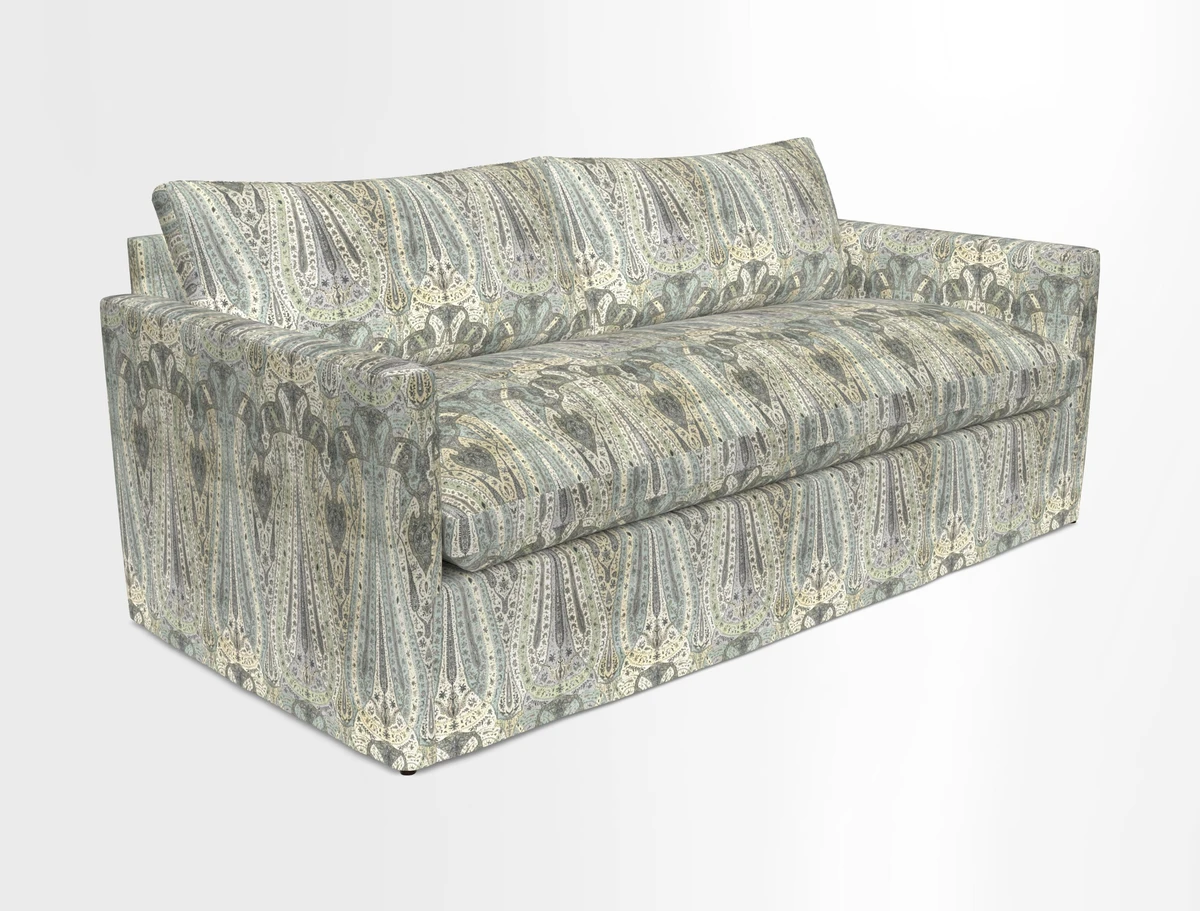 Heyshott 3 Seater Sofa in Two Tone Plain Biscuit. Loose cover option available