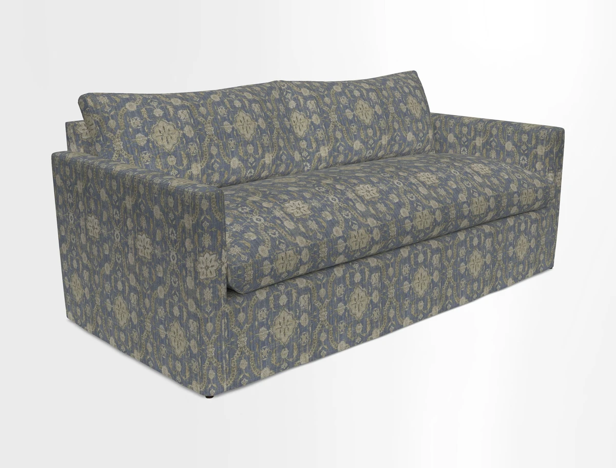 Heyshott 3 Seater Sofa in Two Tone Plain Biscuit. Loose cover option available